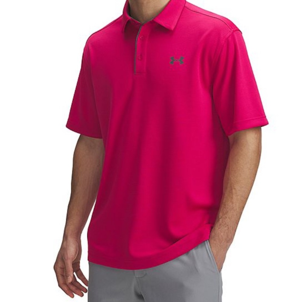 Under Armour Tech Team Mens Short Sleeve Polo Shirt Golf Active Wear
